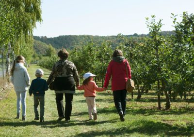 Familienausflug | Appelhof | Apfelplantage